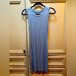 BLQ Basic light blue tank dress XS